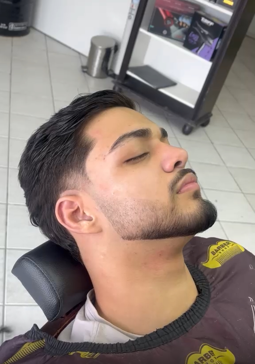 Barba alinhada